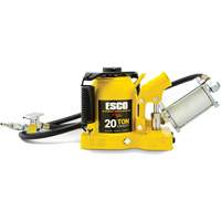 Pro Series “Shorty” Bottle Jack, 20 Ton(s), Air Hydraulic, 12-5/8" Raised Height - Esco 10382