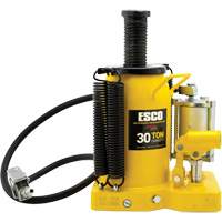 Pro Series  Bottle Jack, 30 tons, Air Hydraulic, 20" Raised Height - Esco 10383