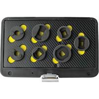 Threaded Leaf Spring Shackle Pin Remover & Installation Master Set, 7 Pieces, 1/2" Drive Size - Esco 40312