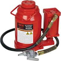 Standard Height Bottle Jack, 30 Ton(s), Air Hydraulic, 19-7/10" Raised Height - NORCO Lifting 76330