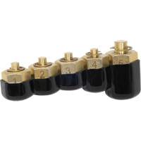 Jeu de 5 capuchons pour rampe dinjection de carburant - LISLE 10810