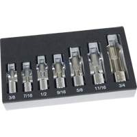 SAE Flare Nut Socket Set with Foam Tray, 7 Pieces, 3/8" Drive Size - LISLE 13180
