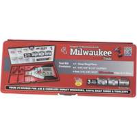 Milwaukee Tool Kit with Plastic Molded Box - LISLE 86010