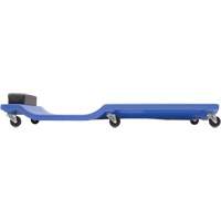 Chariot de visite bas en plastique bleu - LISLE 94102
