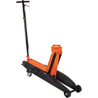 Long Chassis Service Jack, 10 Ton(s) Capacity, 6-3/10" Lowered, 25-3/5" Raised, Manual Hydraulic - Strongarm 030437