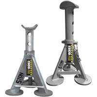 Axle Post-Style Jack Stands, 5 tons Capacity, 10" - 17-1/4" H - Esco 10472