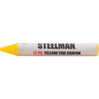 Crayons jaunes semi-permanents pour marquage des pneus - Steelman 00062