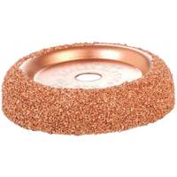 Roue de tamponnage et d'abrasion en carbure de tungst&egrave;ne pour tampon de pneu &agrave; basse vitesse, Diam&egrave;tre 2-3/5", 4,5" lo, 4" la, Hauteur 1,1" - Steelman SLP9305