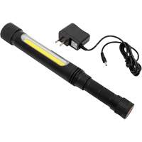 Hybrid Inspection Wand & Flashlight, Magnetic, Rechargeable, 500 Lumens - Steelman 60809