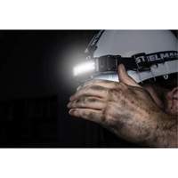 Slim Profile Motion Activated Headlamp, LED, 250 Lumens, 3 Hrs. Run Time, Rechargeable Batteries - Steelman 78834