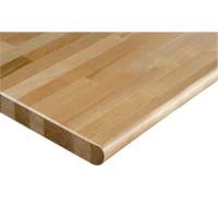 Hardwood Workbench Top, 72" W x 36" D, Bullnose Edge, 1-1/4" Thick - KLETON 
