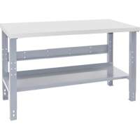 Industrial Duty Workbench, 72" W x 30" D x 34" H, 1000 lbs. Capacity - KLETON 