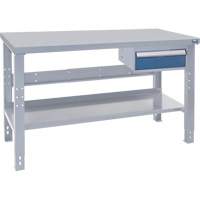 Industrial Duty Workbench, 72" W x 36" D x 34" H, 1000 lbs. Capacity - KLETON 