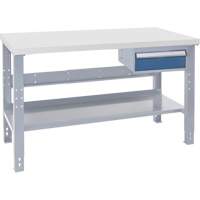 Industrial Duty Workbench, 72" W x 30" D x 34" H, 1000 lbs. Capacity - KLETON 
