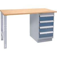 &eacute;tabli industriel, Cap 1000 lb, 30" la x 72" p, 34" h - KLETON 