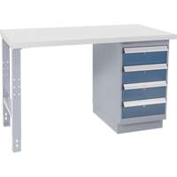 Industrial Duty Workbench, 30" W x 72" D x 34" H, 1000 lbs. Capacity - KLETON 