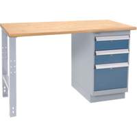 Industrial-Duty Workbench, 1000 lbs Cap., 60" W x 30" D, 34" H - KLETON 
