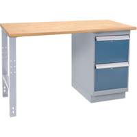 Industrial-Duty Workbench, Door w/ Drawer Combination, 1000 lbs Cap., 72" W x 30" D, 34" H - KLETON 