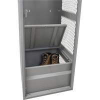 Gear Locker, Steel, 24" W x 24" D x 72" H, Grey - KLETON 