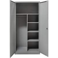 Combination Storage Cabinet, 36" W x 18" D x 72" H, Grey - KLETON 