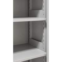 Armoires de rangement Hi-Boy, Acier, 4 Tablettes, 72" h x 36" la x 18" P, Gris - KLETON 