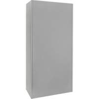 Wardrobe Storage Cabinet, Steel, 36" W x 18" D x 72" H, Grey - KLETON 