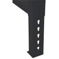 Pattes d'&eacute;tabli pour service industriel, Acier, 30" p x 34" h, Simple - KLETON 