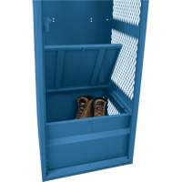 Gear Locker, Steel, 24" W x 18" D x 72" H, Dark Blue - KLETON 