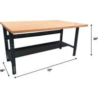 &eacute;tabli modulaire industriel, Cap 1000 lb, 72" la x 48" p - KLETON 