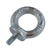 Boulons &agrave; œil matric&eacute;s, 1/8" dia, 1/2" lo, Fini naturel sans enduit, 154 lb (70 kg) capacit&eacute; - Spaenaur 026-021