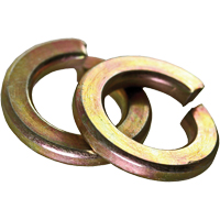 Rondelle d'arr&ecirc;t fendue, 1/2", Zinc jaune -  