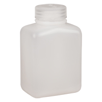 Bouteilles peu encombrantes &agrave; prise facile, Rectangulaire, 8 oz, Plastique - Nalgene 689900-0571