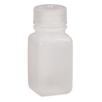 Bouteilles peu encombrantes &agrave; prise facile, Carr&eacute;e, 2 oz, Plastique - Nalgene 2114-0002