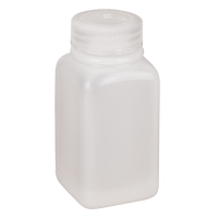 Easy-Grip Space-Saver Bottles, Square, 6 oz., Plastic - Nalgene 2114-0006
