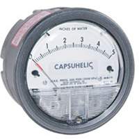 4000 Series Capsuhelic&reg; Differential Pressure Gauge, 4" , 0 - 6 in. w.c., Panel Mount, Analogue - Dwyer 4006