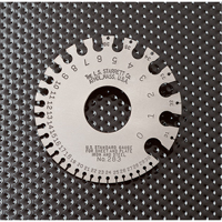 U.S. Standard Gauges - Hardened - Sheet, Plate Iron and Steel Gauge - Starrett 283