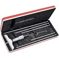 445 Series Depth Micrometer, With Ratchet Stop, 0" - 6" - Starrett 445AZ-6RL