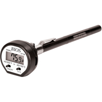 Thermom&egrave;tres &agrave; tige, Contact, Num&eacute;rique, -40,0-302,0°F (-40,0-150,0°C) - BIOS DT130