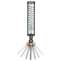 Thermom&egrave;tres industriels &agrave; angle variable, Contact, Analogique, 30-240°F (-2-114°C) - Baker 9VU35-245