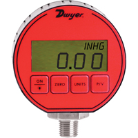 Manom&egrave;tre,  3", 1000 psi, Fixation inf&eacute;rieure, Num&eacute;rique - Dwyer DPG-009