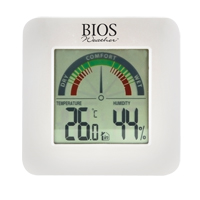 Indoor Hygrometers with BIOS Comfort Scale, Contact, Digital, -58-158°F (-50-70°C) - BIOS 258BC
