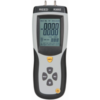 Manometer with Calibration Certificate, Digital - Reed Instruments R3002-NIST