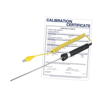Sonde thermocouple &agrave; immersion avec certificat de calibration, 600 °C (1112°F) Temp. max. - Reed Instruments R2950-NIST