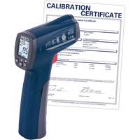 Infrared Thermometer with Calibration Certificate, -25.6°- 752° F ( -32° - 400° C ), 12:1, Adjustable Emmissivity - Reed Instruments R2300-NIST