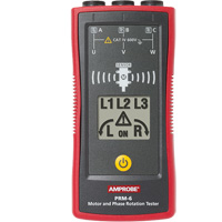 V&eacute;rificateur de l'ordre de phase et de la rotation des moteurs PRM-6 - Amprobe PRM-6