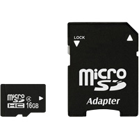 Carte m&eacute;moire Micro SD avec adaptateur SD 16 Go - Reed Instruments RSD-16GB