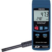 Data Logging Thermo-Hygrometer, 5% - 95% RH, 32° - 122° F ( 0° - 50°C ) - Reed Instruments R6050SD