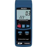 Thermo-Anemometer, Data Logging, 0.4 - 30 m/sec Air Velocity Range - Reed Instruments R4000SD