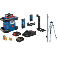 Ensemble laser rotatif horizontal/vertical auto-nivelant connect&eacute; Revolve4000, 4000' (1219,2 m), 635 N.m - Bosch GRL4000-80CHVK