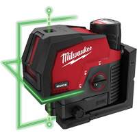 Ensemble de laser vert &agrave; lignes crois&eacute;es et points d'aplomb M12 - Milwaukee 3622-21